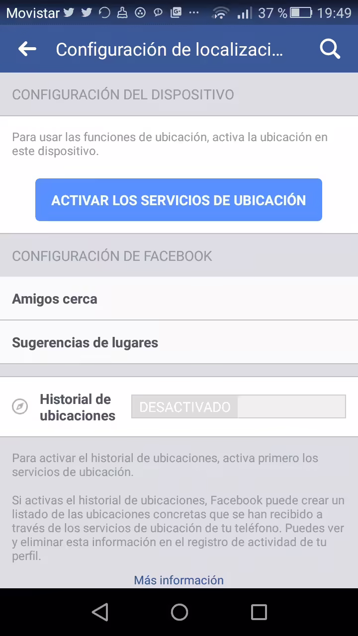 desactivar localización en tus redes sociales desactivar localización en tus redes sociales