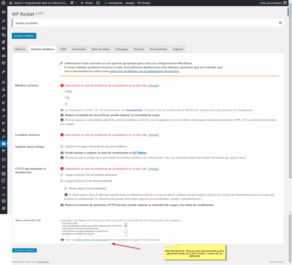 WpRocket o WordPress a la velocidad del rayo WpRocket o WordPress a la velocidad del rayo