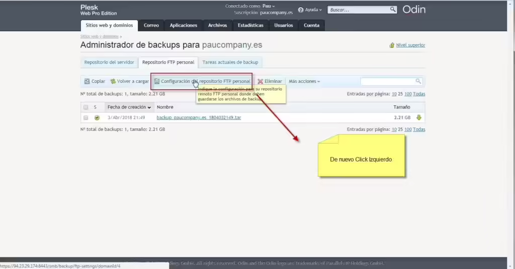 Configurar ip publica paso 2º Configurar ip publica paso 2º
